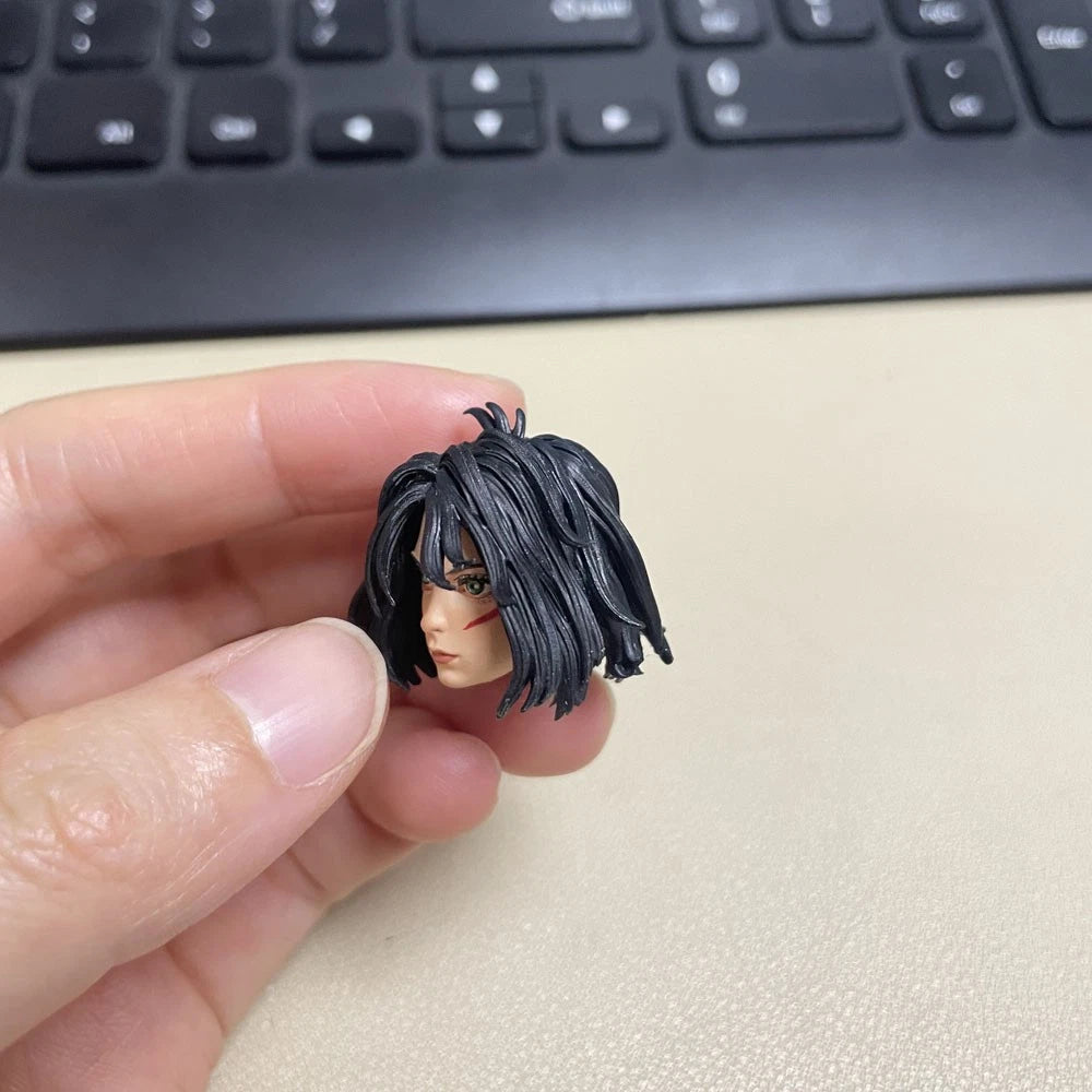 Premium Painted 1/12 Alita Female Head Sculpt for Action Figures