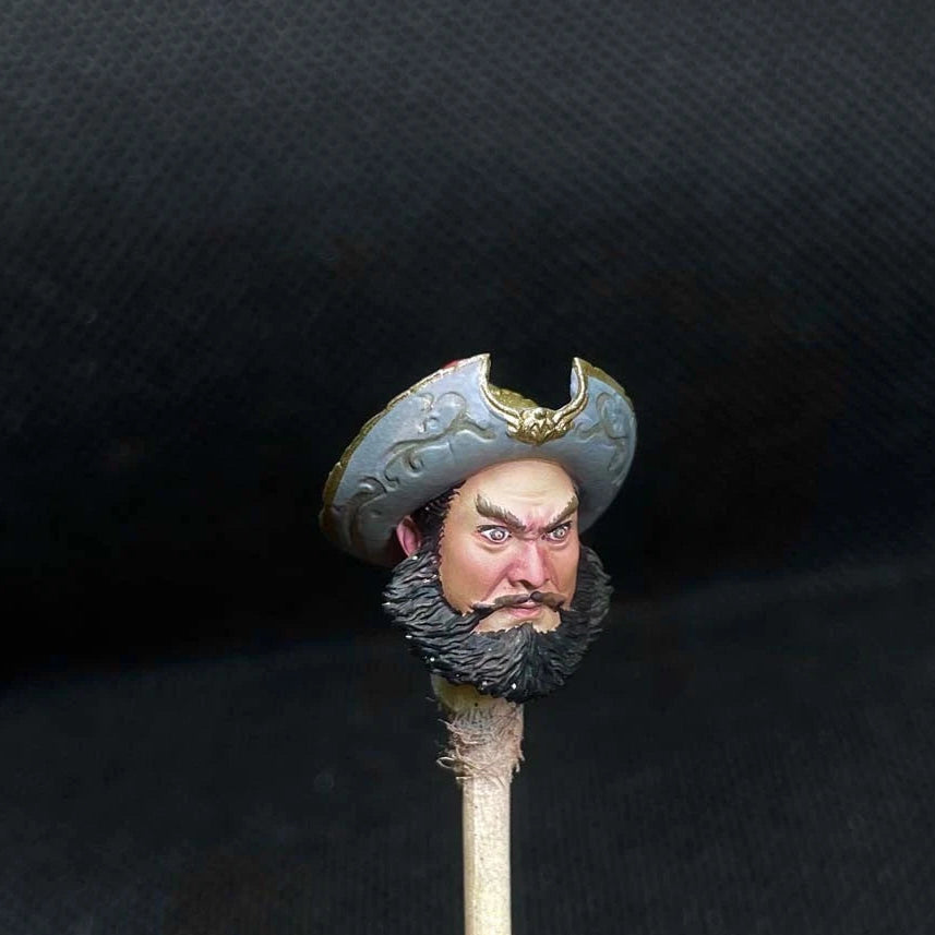 Premium 1/18 Scale Zhou Cang Head Sculpt – Three Kingdoms Collectible