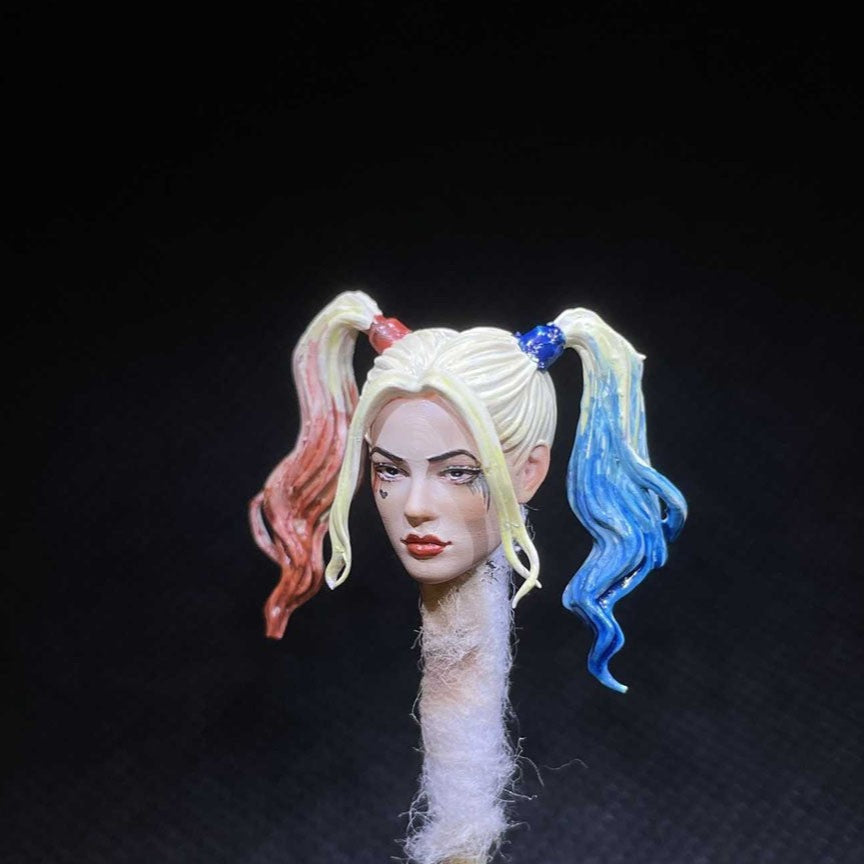 Premium 1/12 Harley Female Quinn Head for 6" Action Figure