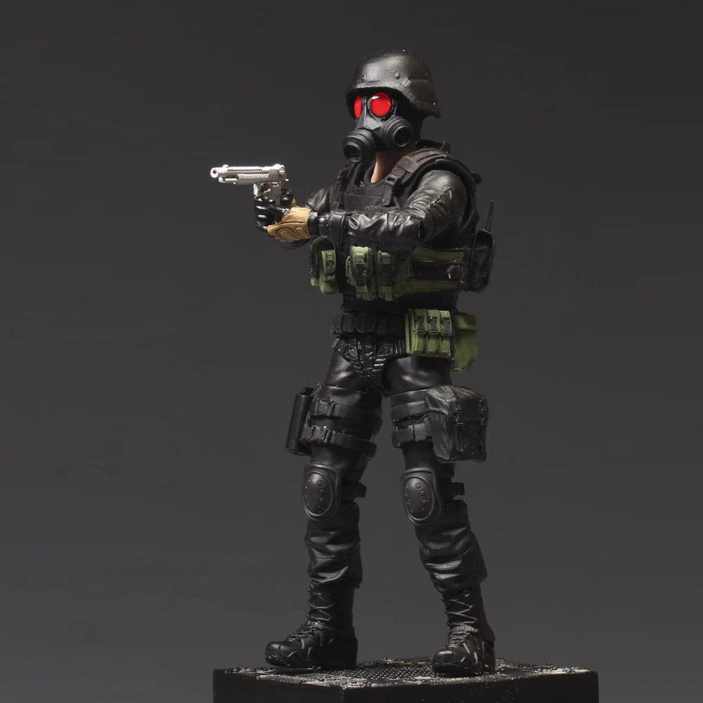 1/18 Scale Hunk Man Military Action Figure Set: Elite Soldier Collectible Toy