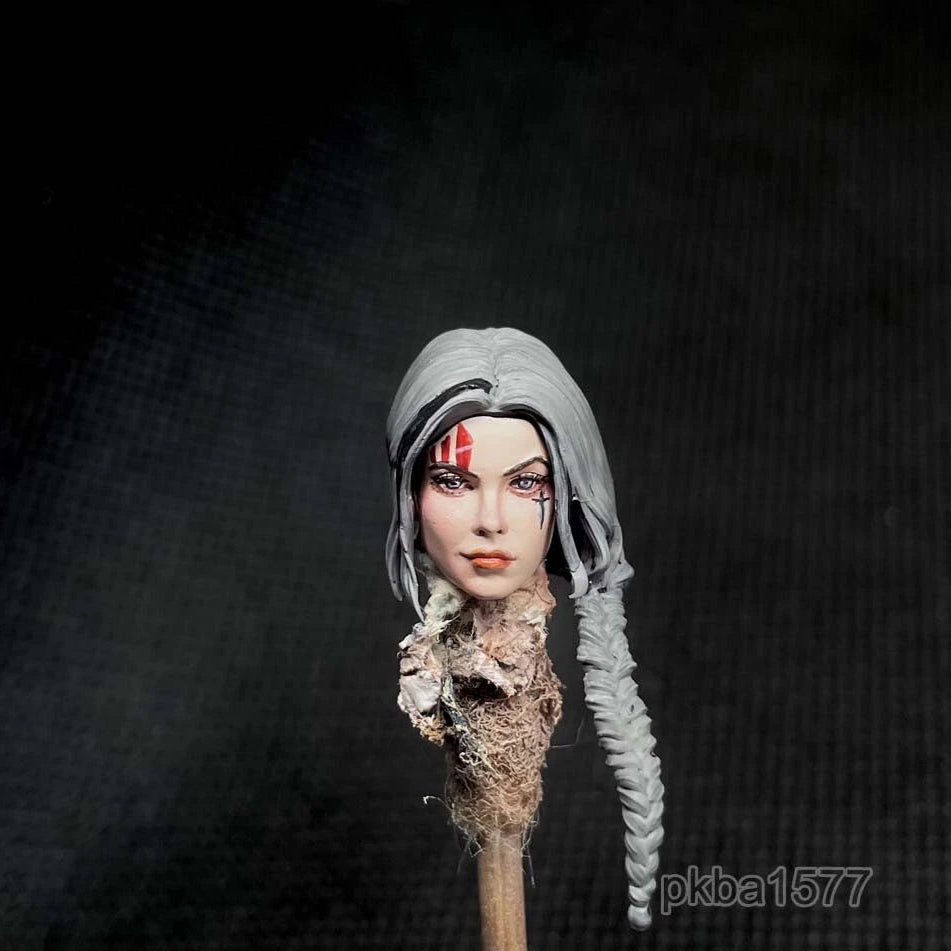 Premium 1/18 Female Head Sculpt for Joytoy Sister Silence
