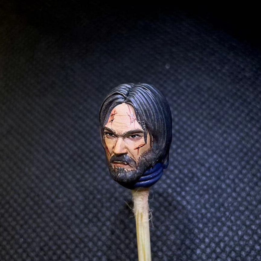 Premium 1/18 Blood Man Head Sculpt for 3.75" Figure Joytoy Ultramarine