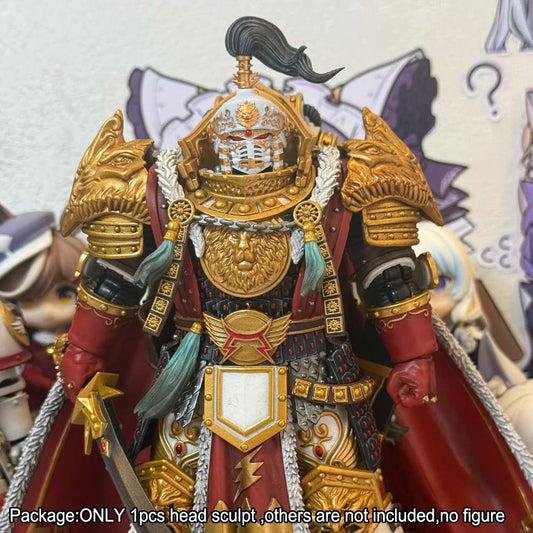 【PRE-ORDER】#A Premium Head Sculpt For joytoy warhammer 40k White Scars Primarch Figure