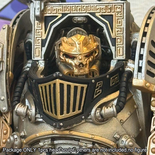 【PRE-ORDER】#B Premium Painted Man Head Sculpt For Joytoy Warhammer Perturabo Acion Figure