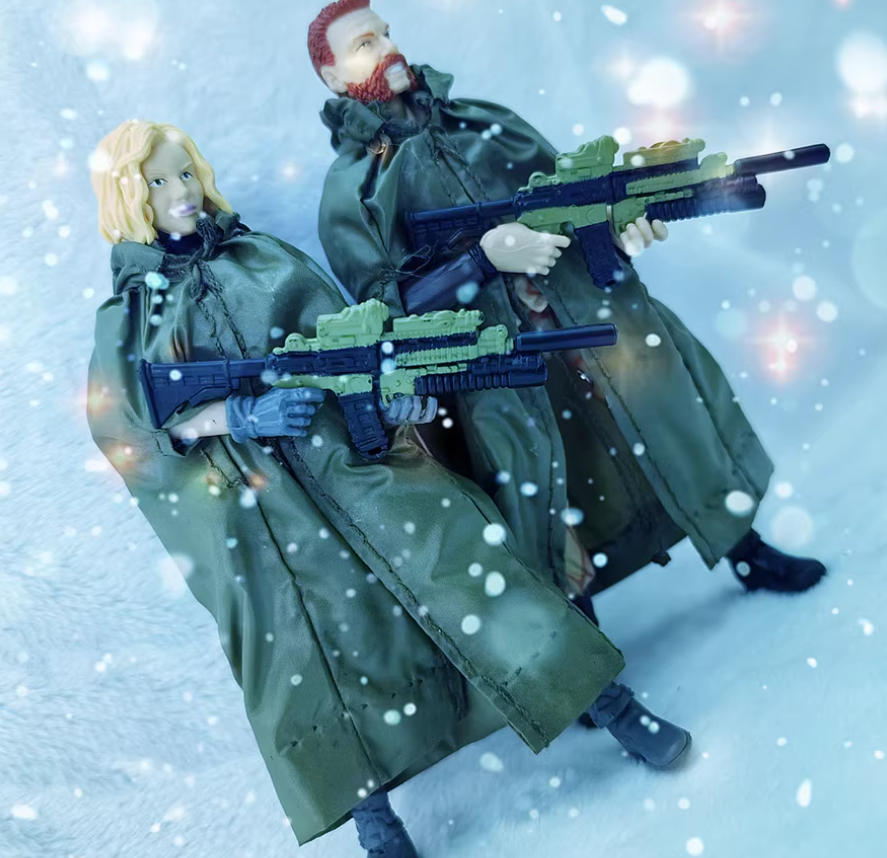 【PRE-ORDER】Handmade 1/12 Raincoat Coat Jacket Clothes For DIY 6" CrazyFigure Accessory