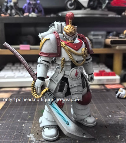 【PRE-ORDER】#C Hand-painted White Scar Man Head Sculpt Helmet Model Forjoytoy warhammer 30k Figure