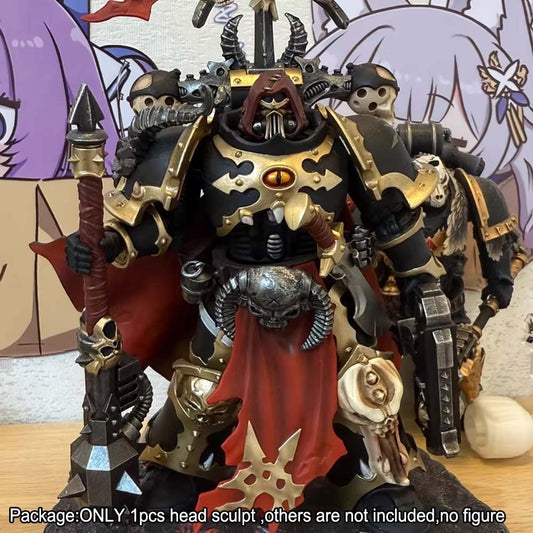 【PRE-ORDER】Premium Man Head Sculpt Head Model For DIY Joytoy Chaos Space Marines Figure