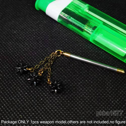 【PRE-ORDER】Handmade 1/18 Metal Flail Hammer Model Weapon Part For 3.75'' Figure Accessory