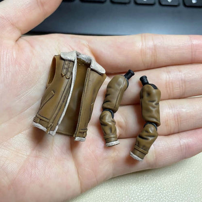 Premium Painted 1/18 Scale Coat Vest Arms Replacement For 3.75" Aciton Figure