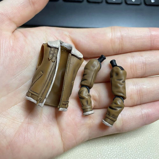 Premium Painted 1/18 Scale Coat Vest Arms Replacement For 3.75" Aciton Figure