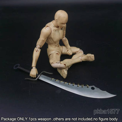 【PRE-ORDER】Handmade 1/12 Metal Nine Ring Knife Sword Weapon Model For 6'' Action Figure