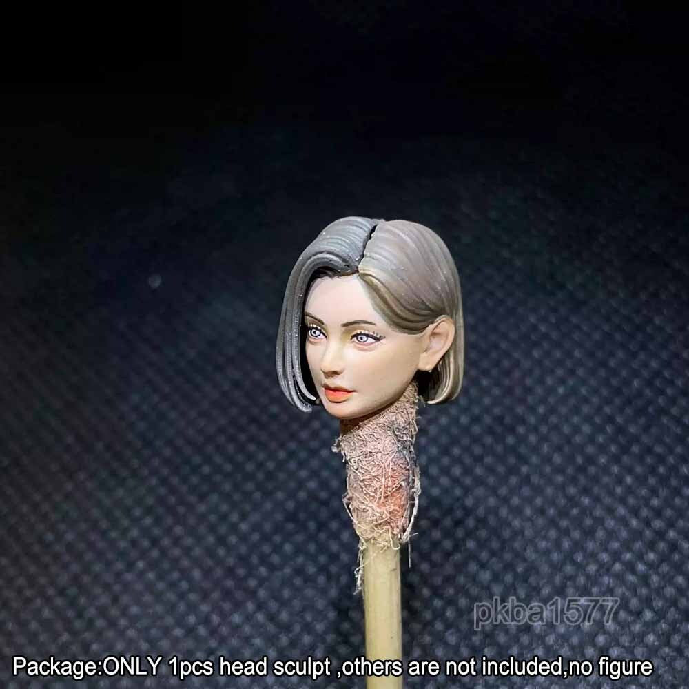 【PRE-ORDER】Premium 1/18 Girl Female Head Sculpt Soldier Head For 3.75"Joytoy Action Figure