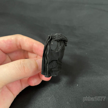 Black 1/18 Sleeveless Vest Waistcoat Coat Model For 3.75 Action Soldier Figure