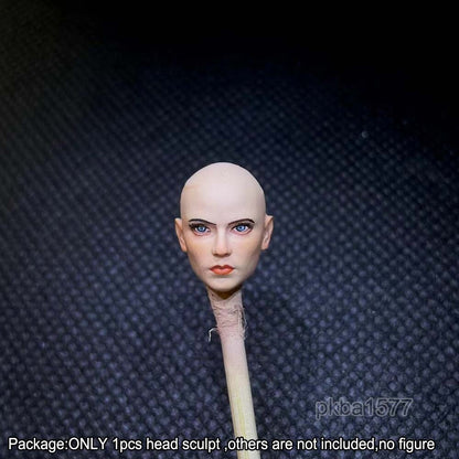 【PRE-ORDER】Premium 1/18 Bareheaded Female Head Sculpt Soldier Head For 3.75" Action Figure