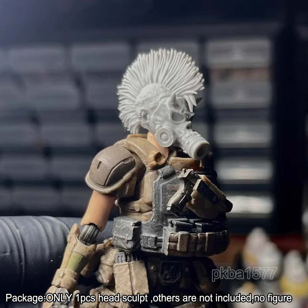 New Unpainted 1/18 Female Head Sculpt For 3.75'' Acid Rain Joytoy Action Figure