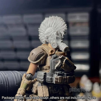 New Unpainted 1/18 Female Head Sculpt For 3.75'' Acid Rain Joytoy Action Figure