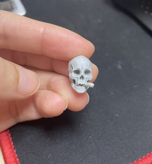 Unpainted 1/18 skull Man Head Sculpt Model For 3.75'' Figure Acid Rain Joytoy