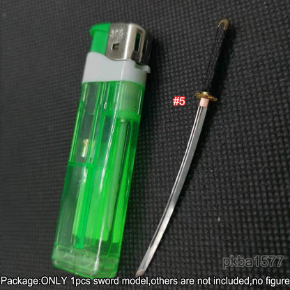 【PRE-ORDER】Handmade 1/18 Sword Model Upgrade Knife Kit For 3.75" Soldier Figure Accessory