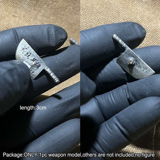 Handmade 1/18 Metal Knife Weapon Decor For 3.75'' Action Figure Joytoy BFS pgv