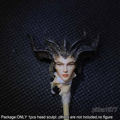 【PRE-ORDER】Premium 1/18 The Queen Beauty Head Sculpt Female Soldier Head For 3.75" Figure