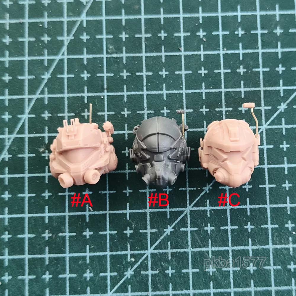 Unpainted 1/12 Blank Man Helmet Head Sculpt Model For 6" SHF Action Figure