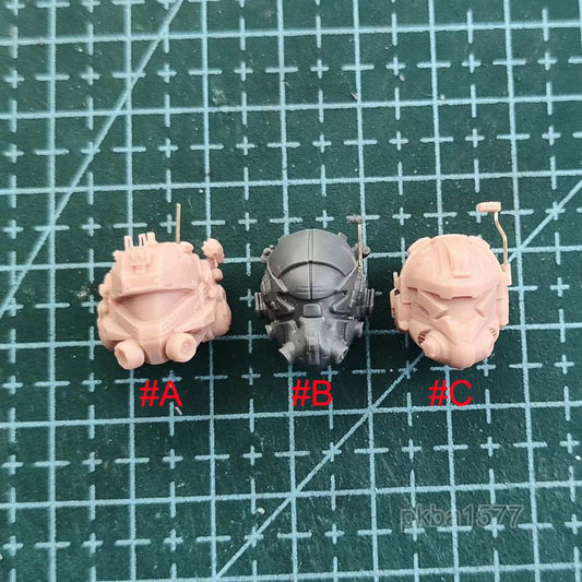 Unpainted 1/12 Blank Man Helmet Head Sculpt Model For 6" SHF Action Figure