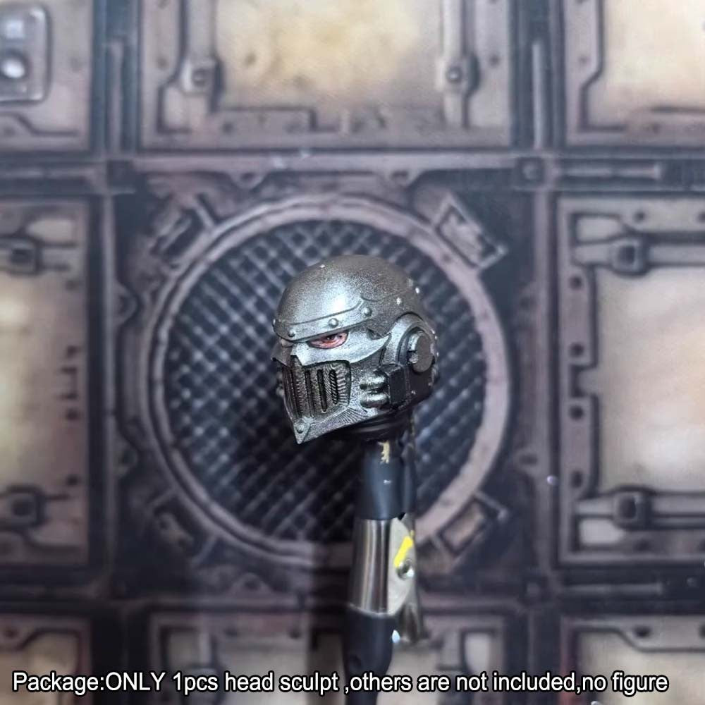 【PRE-ORDER】Premium Painted 1/18 Man Head Sculpt Model For DIY Joytoy Iron Warrior Figure
