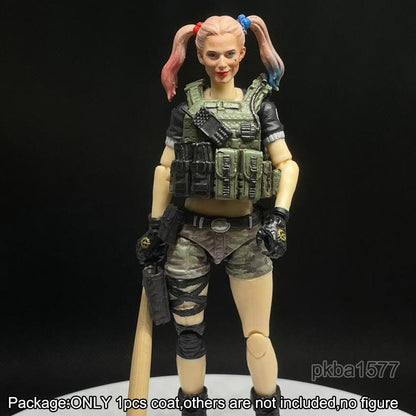 【PRE-ORDER】Premium Painted 1/18 Harley Quinn Head Sculpt Female Girl Head For 3.75" Figure