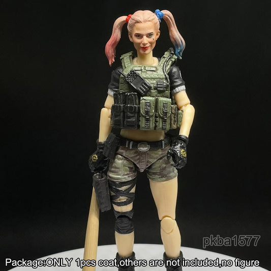 【PRE-ORDER】Premium Painted 1/18 Harley Quinn Head Sculpt Female Girl Head For 3.75" Figure