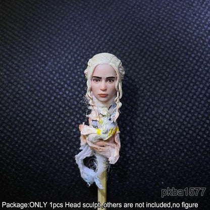 【PRE-ORDER】NEW Premium 1/18 Daenerys Targaryen Head Sculpt Female Head For 3.75" Figure