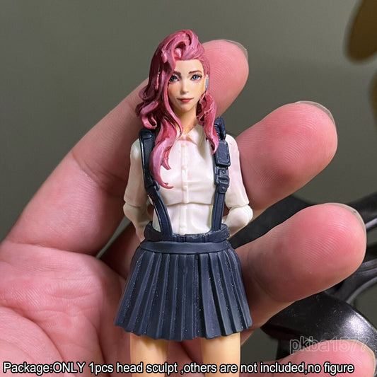 【PRE-ORDER】Premium 1/18 Female Beauty Soldier Head Sculpt Girl Head For 3.75" Action Figure