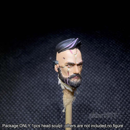 【PRE-ORDER】Premium 1/18 Cyberpunk Head Sculpt Solider Head For 3.75'' Acid Rain Figure