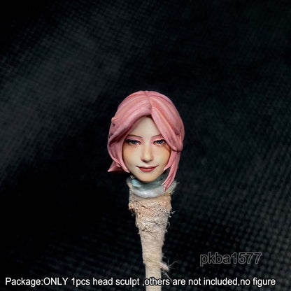【PRE-ORDER】Premium 1/18 Beauty Maid Female Head Sculpt Soldier Head For 3.75" Action Figure