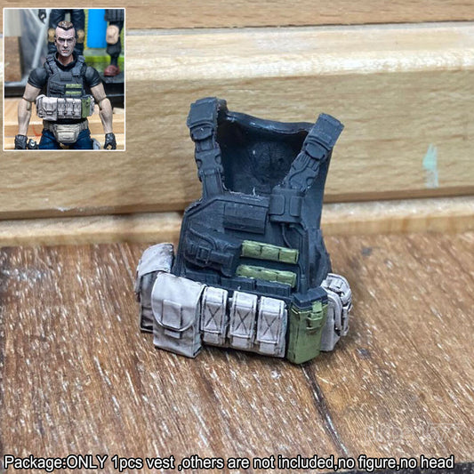 1/18 Soldier Soap Vest Waistcoat Body Armor Model For 3.75" Figure Accessory
