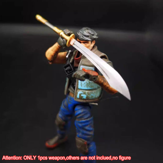【PRE-ORDER】Handmade 1/18 Metal Knife Sword Weapon Model For 3.75" Acid Rain Figure Parts