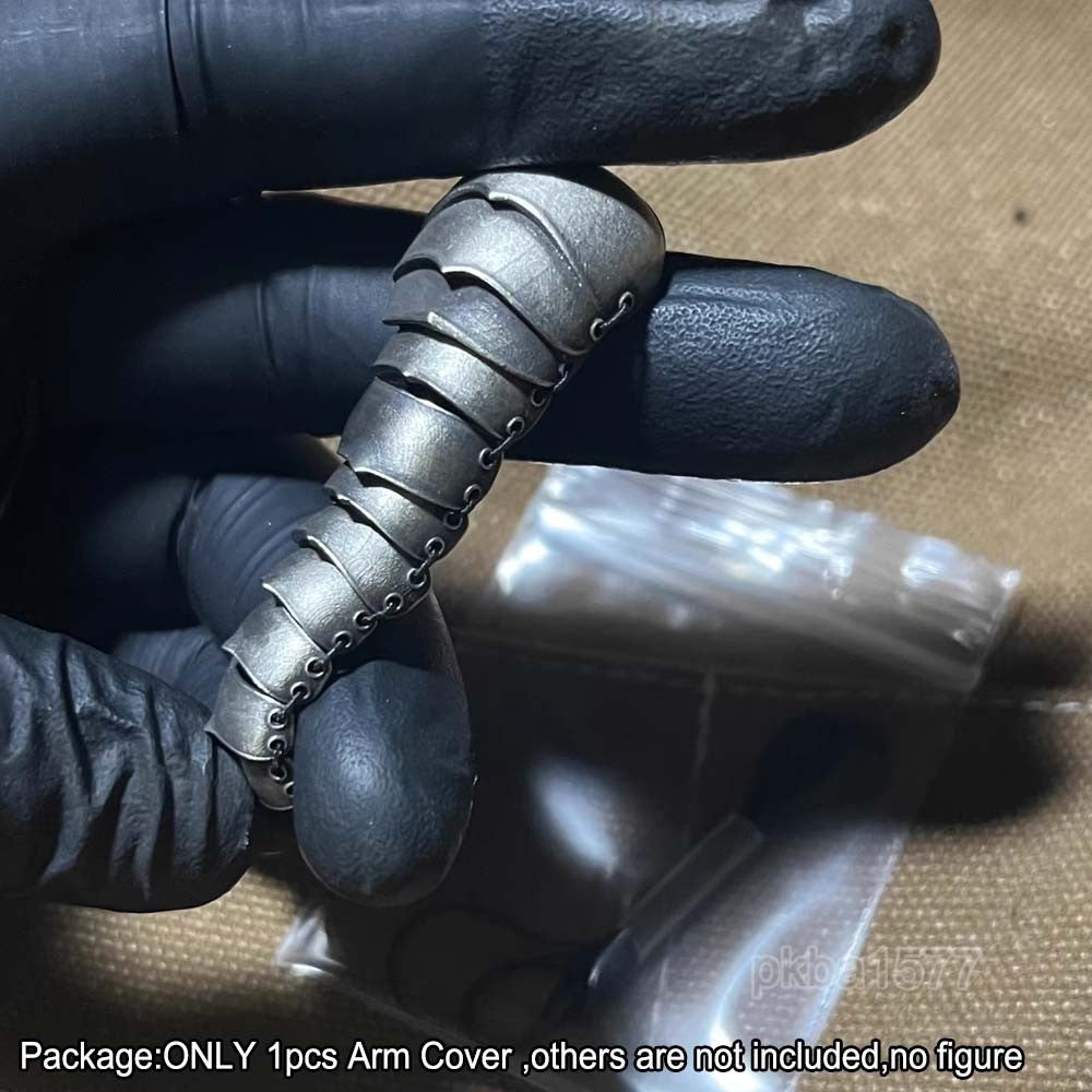 Single Left Premium 1/12 MetalArm Cover Armor For DIY 6'' notaman Action Figure