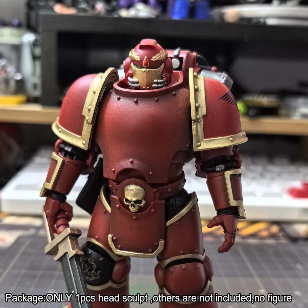 【PRE-ORDER】New Premium 1/18 Man Head Sculpt For Joytoy Blood Angels Action Figure