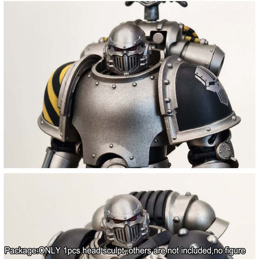 【PRE-ORDER】Premium Painted Soldier Head Sculpt Model For Joytoy Iron Warriors mk6 mk3 Figure