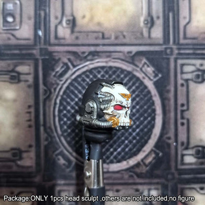 【PRE-ORDER】#B Premium Painted Skull Man Head Sculpt For Joytoy Ultramarines Action Figure