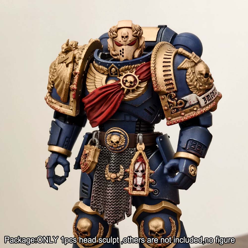 【PRE-ORDER】 Premium Painted Man Head Sculpt For Joytoy Ultramarines Action Figure