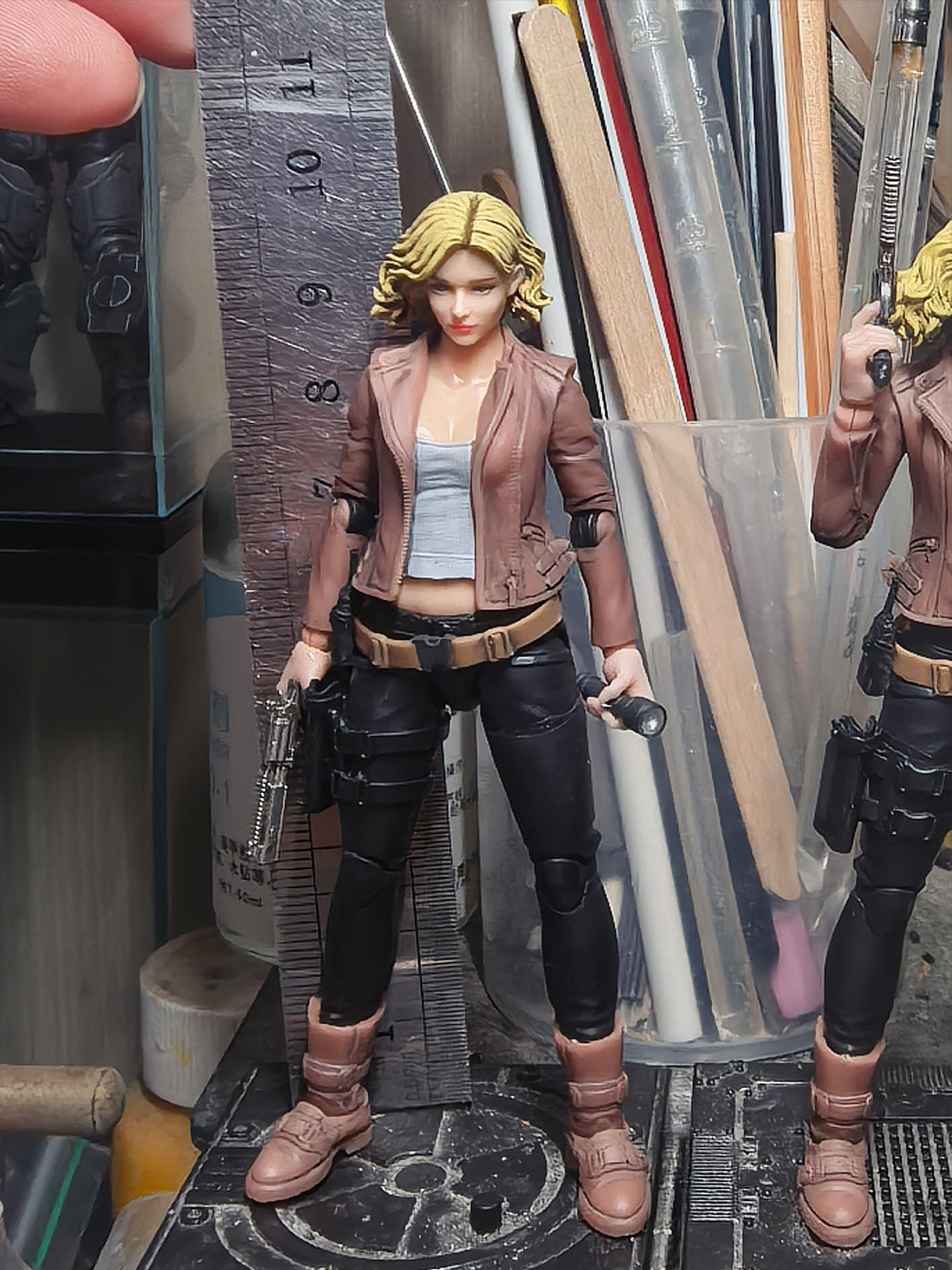 PRE‑ORDER Hand‑Painted 1/18 Grace Girl 3.75 Inch Articulated Soldier Action Figure