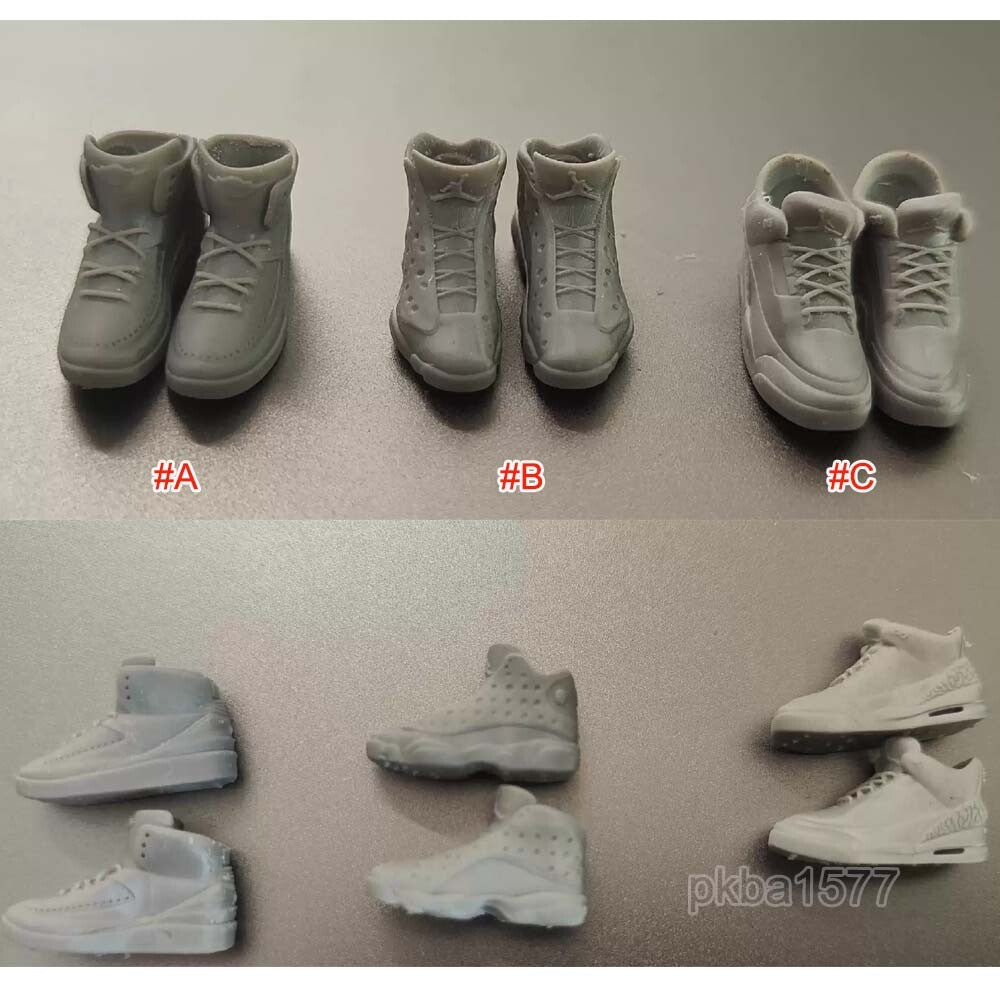 Unpainted 1/18 Shoes Model For 3.75" Action Figure Planet Green Valley Joytoy