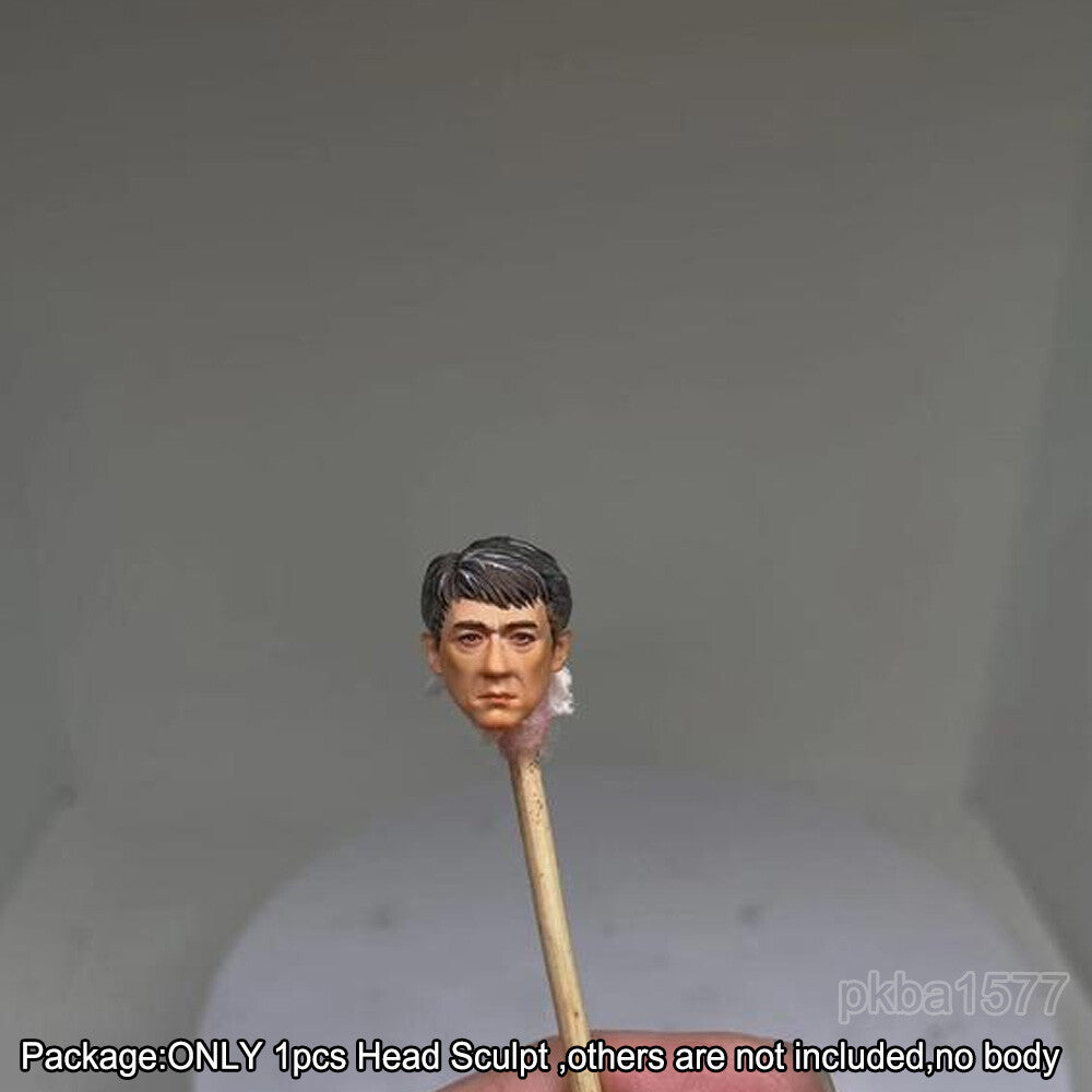 【PRE-ORDER】Premium 1/18 Jackie Chan Head Sculpt Asian Male Soldier Head For 3.75" Figure