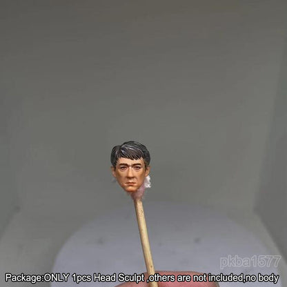 【PRE-ORDER】Premium 1/18 Jackie Chan Head Sculpt Asian Male Soldier Head For 3.75" Figure