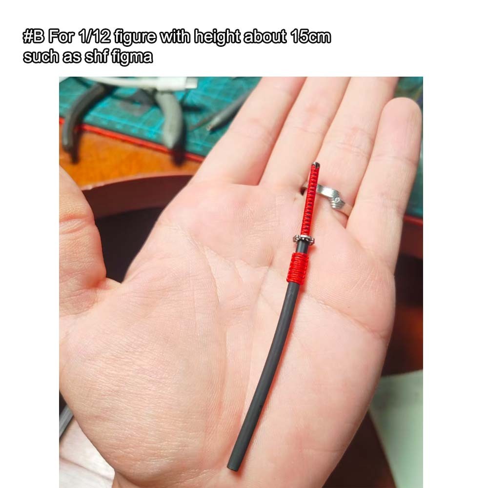 【PRE-ORDER】New Handmade 1/12 Metal Sword Weapon Model Decor For 6" Action Figure Toy Doll