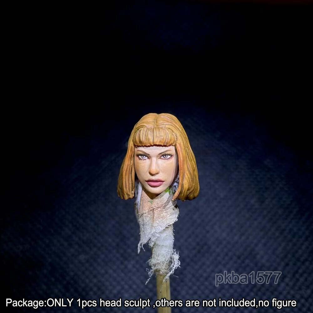 【PRE-ORDER】Premium 1/18 Short Hair Female Girl Head Sculpt Soldier Head For 3.75" Figure