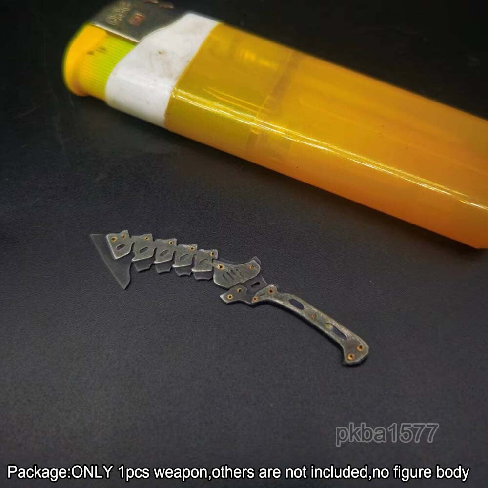 【PRE-ORDER】Handmade 1/18 Cyberpunk Metal Short Knife Weapon Model For 3.75'' Action Figure
