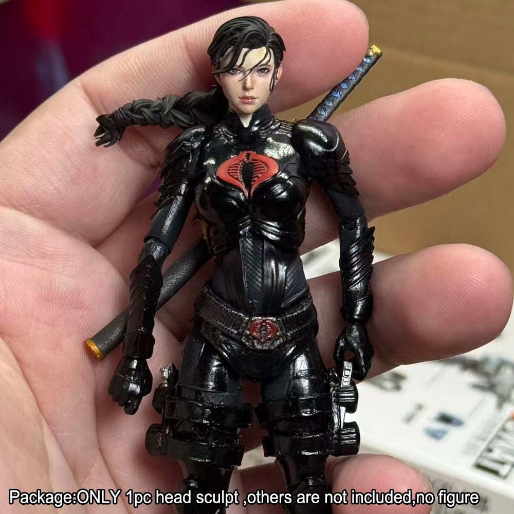 【PRE-ORDER】Premium 1/18 Swordswoman female knight-errant Head Sculpt Model For 3.75" Figure
