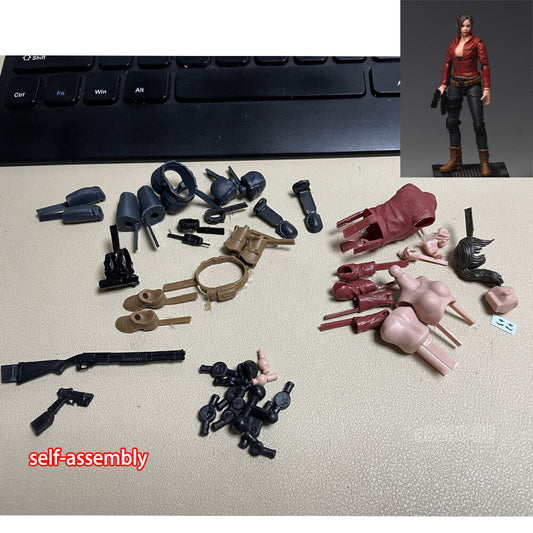 【PRE-ORDER】 Unpainted Self-assembly Set 1/18 3.75" Female Action Figure Toy Gift