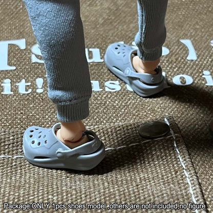Unpainted 1/12 Shoes Model For 6" Female Romankey Action Figure